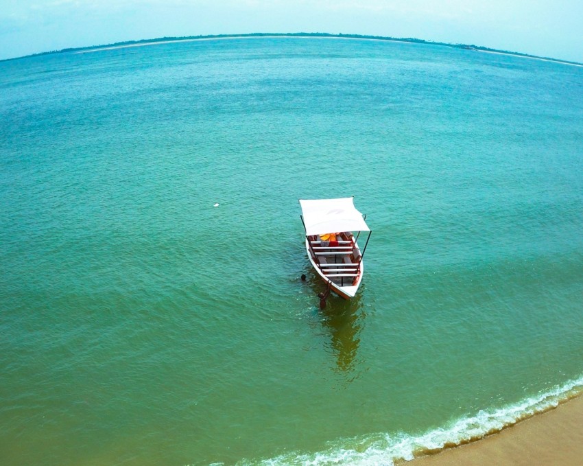 a boat in the water