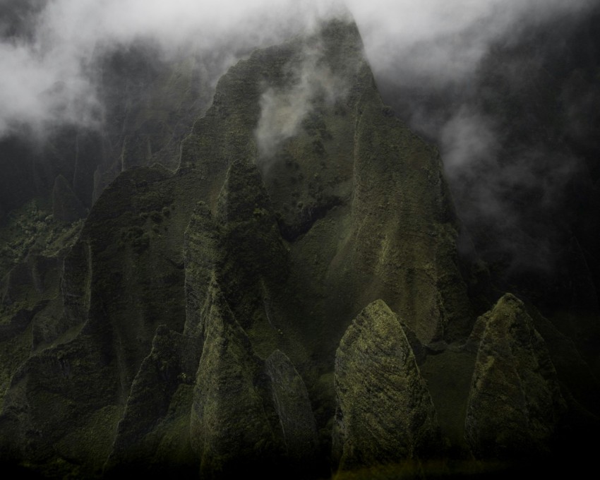 birds eye view photography of mountains