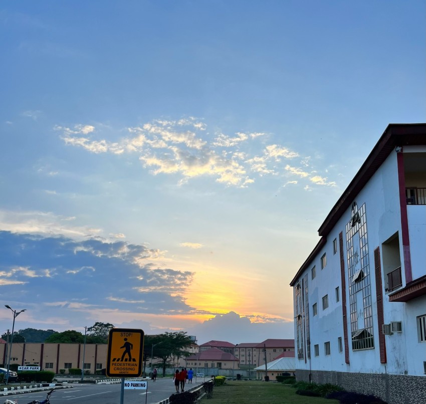 a road with buildings along it