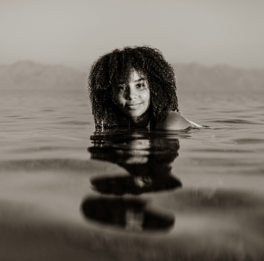 a person in the water