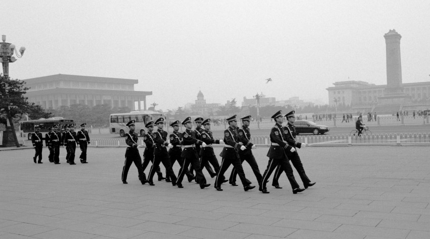 group of men walking oYnu