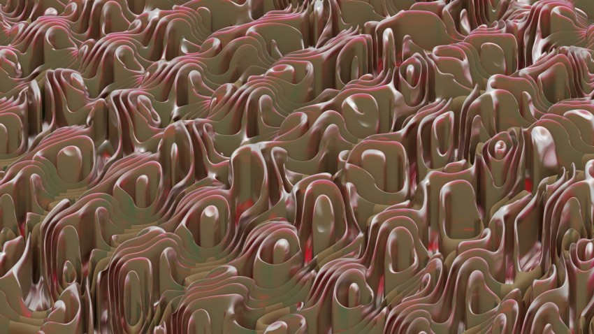 a large group of chocolate candies are arranged in a pattern