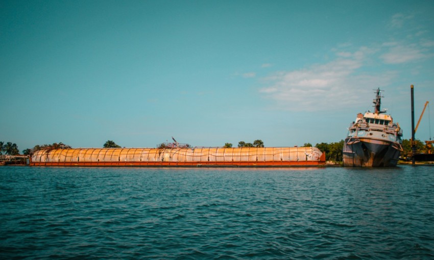 brown brick bridge over water j