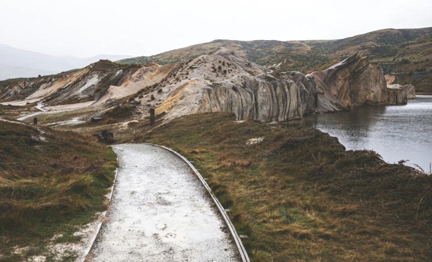 a path leading to a body of water