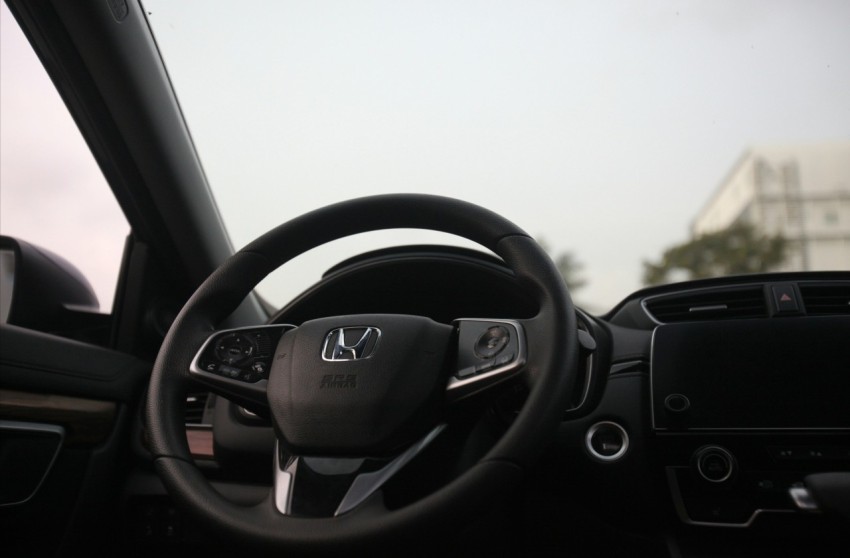 the interior of a car