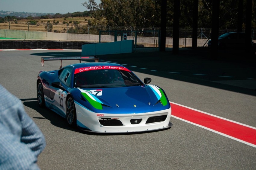 a race car on a track