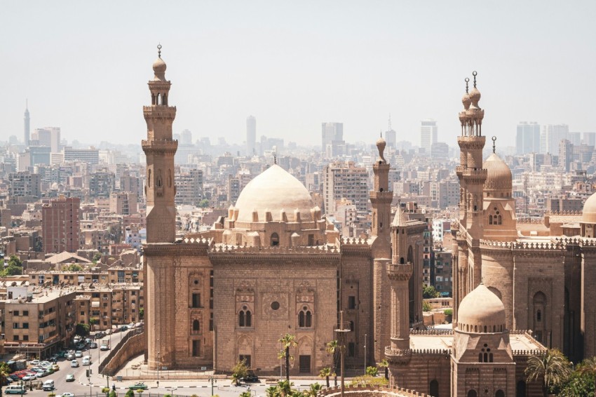 a view of a city with a lot of tall buildings