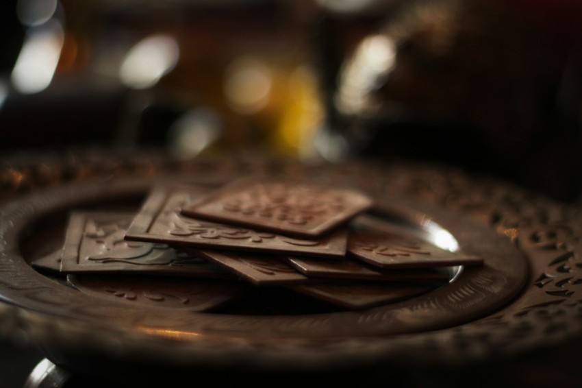 a stack of coins