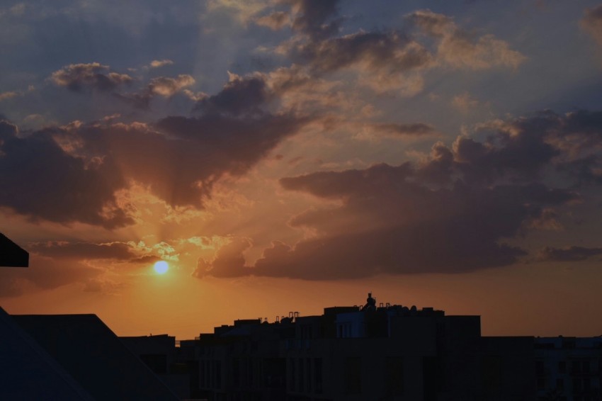 buildings during golden hour