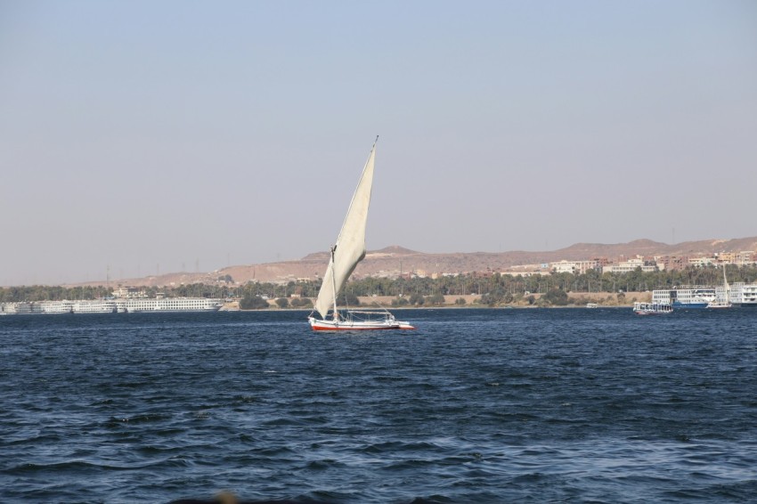 a sailboat on the water