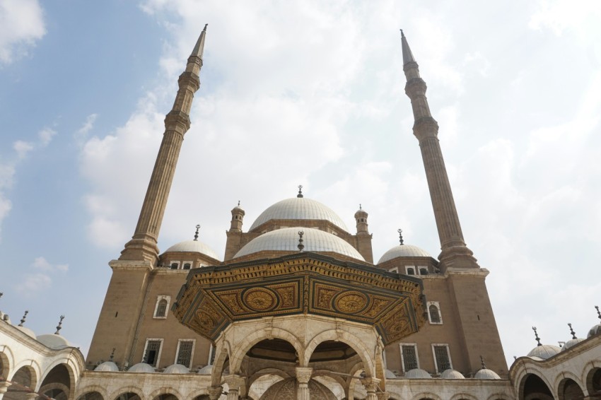 mosque of muhammad ali with towers