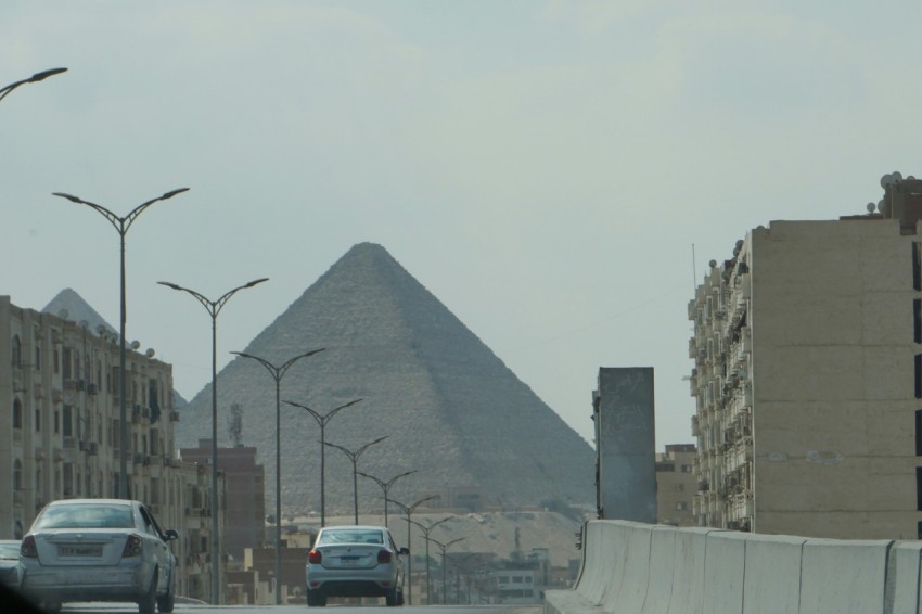 cars driving on a road