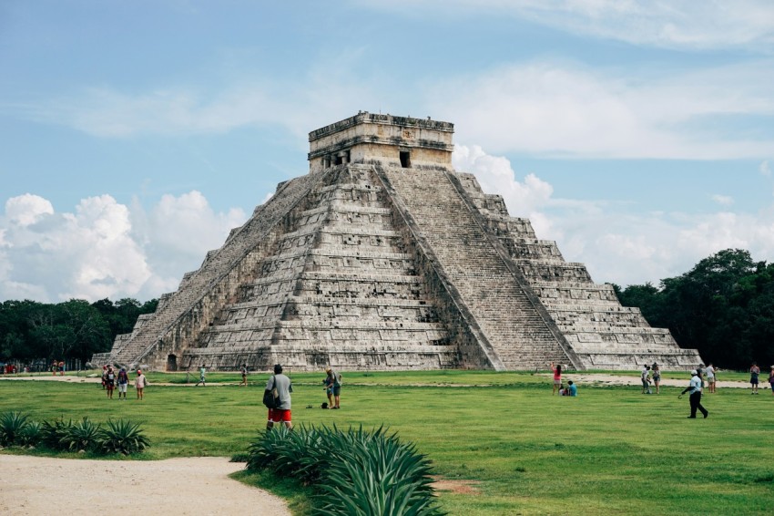 group of people standing ear gray temple