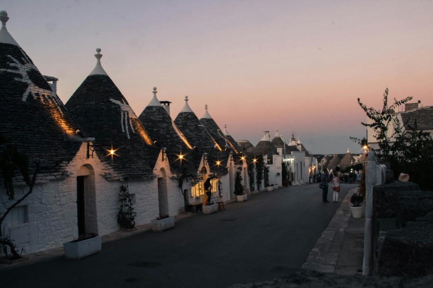 village during dawn Be