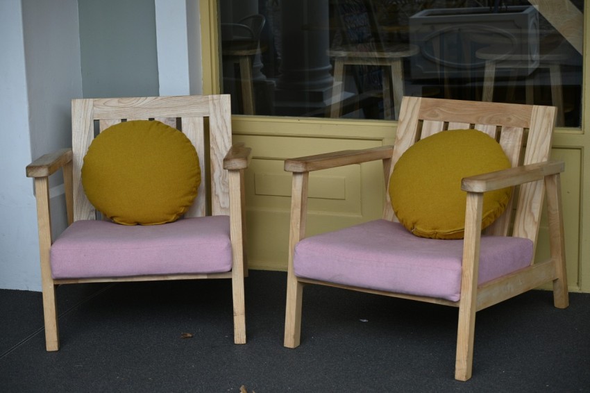 two chairs next to each other