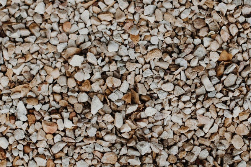 brown and white stones on ground