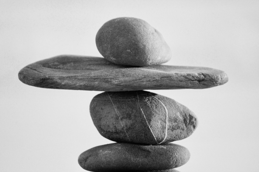 a stack of rocks