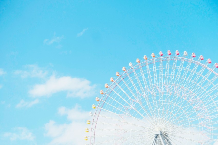 white ferriswheel photography cK2xCM