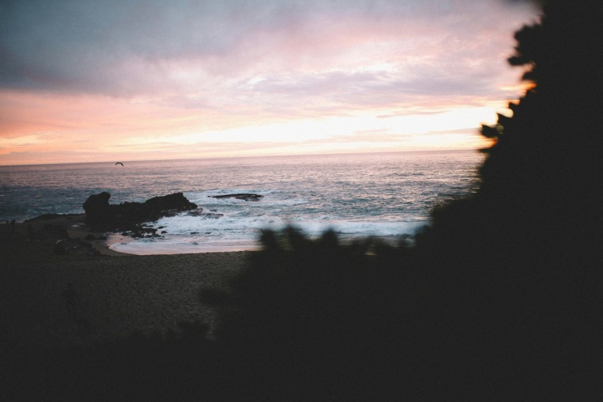 beach under nimbus clouds mG8AoU