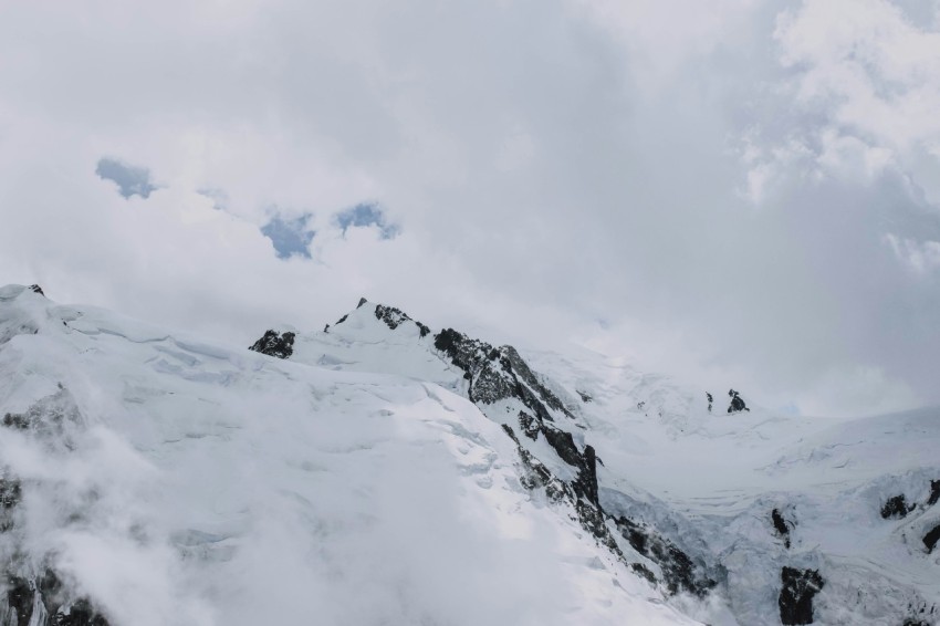 white snow on mountain during daytime