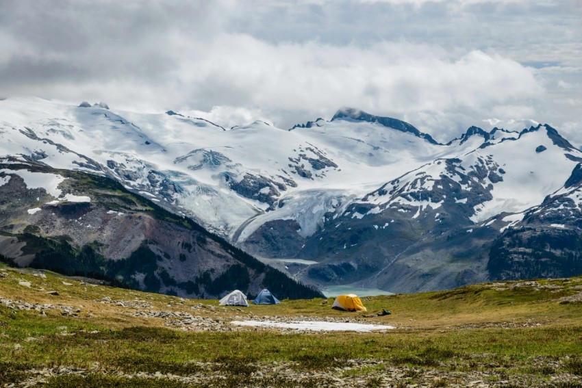 mountain cover with snows