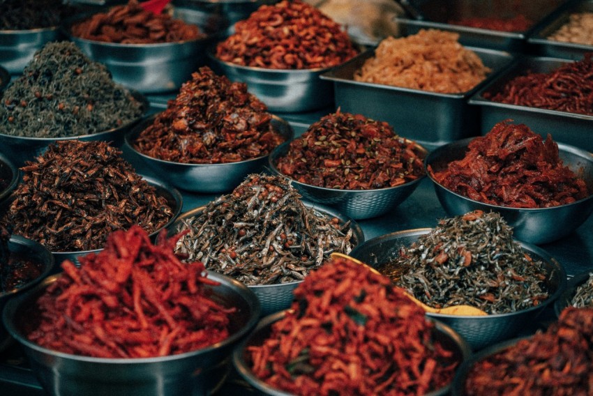 red chili peppers on stainless steel bowl