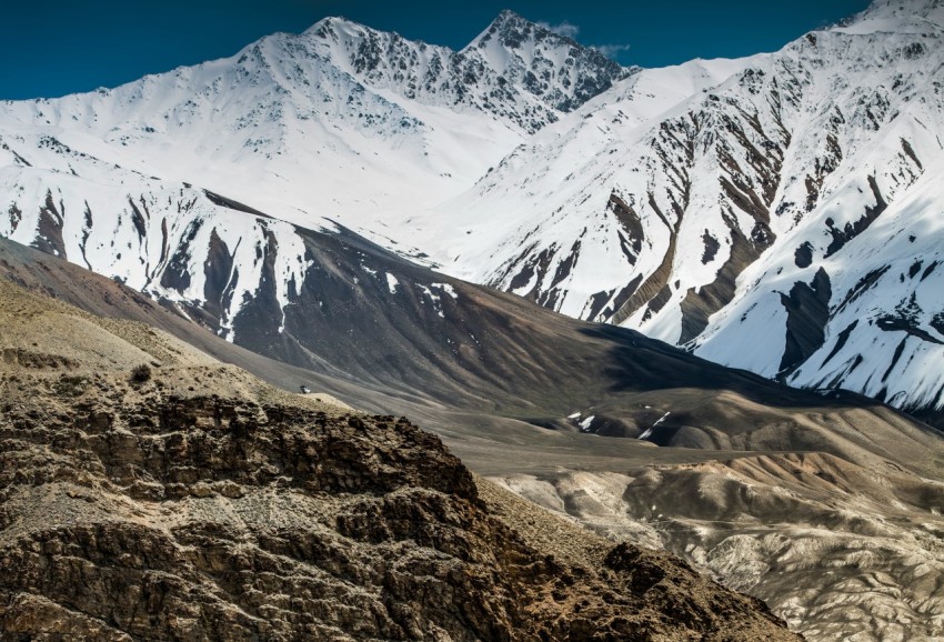 white mountain ranges during daytime