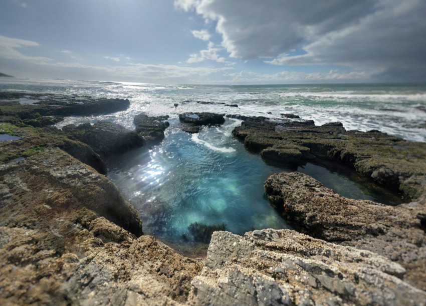 blue sea under white clouds during daytime