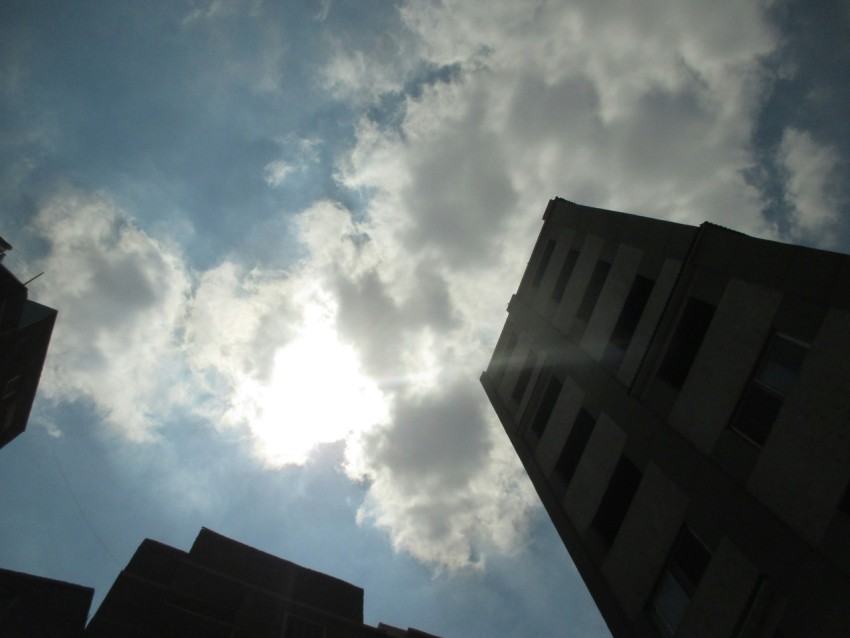 low angle view photography of high rise building