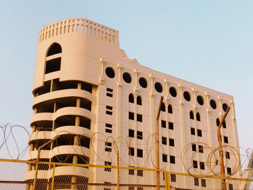 white concrete building