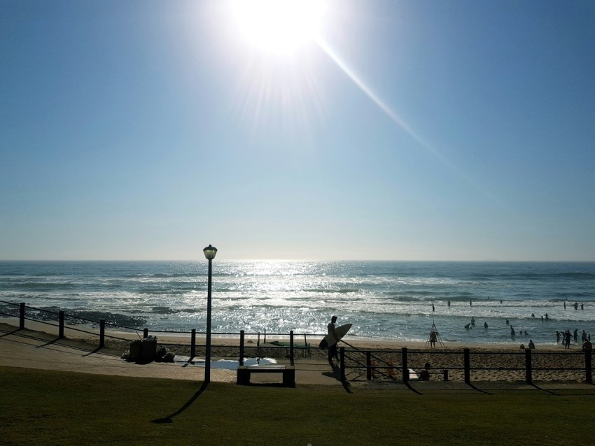 people walking on beach during daytime