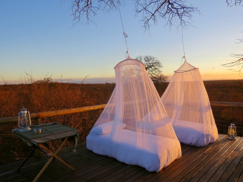 white mesh net on brown wooden floor