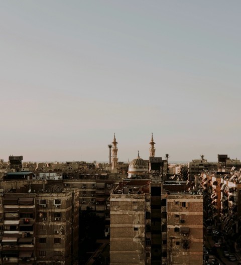 a view of a city from a tall building BpFm