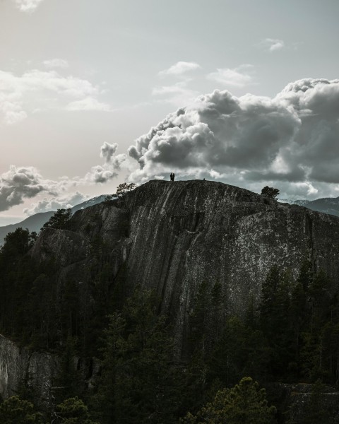 landscape photography of mountain