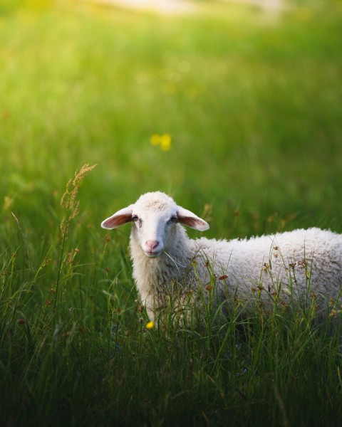 sheep on grass field