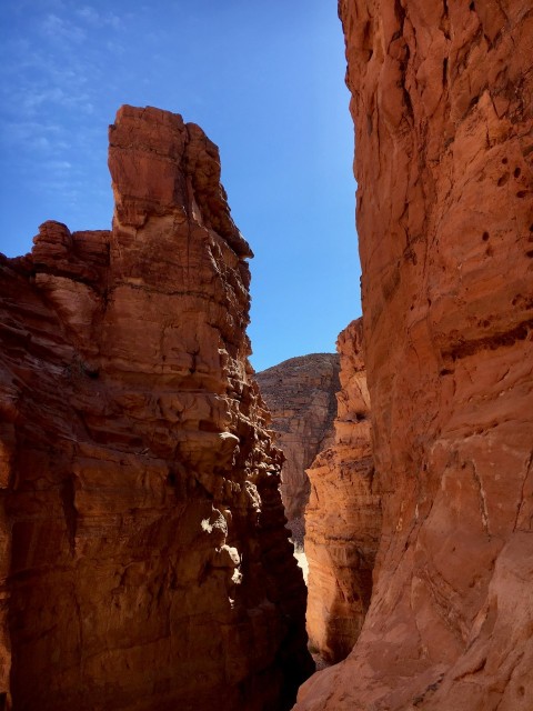 a large rock cliff