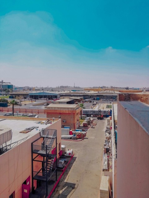 top view of buildings under blue sky aSn0v8J