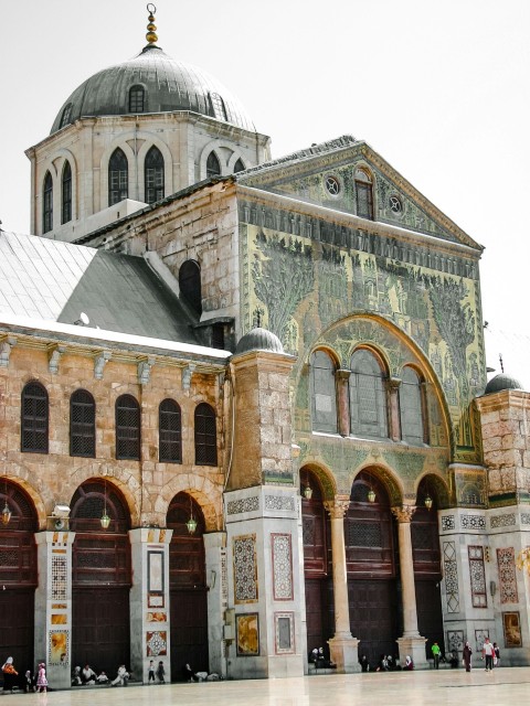 a large building with a clock tower on top of it