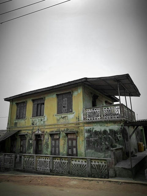 a house with a balcony