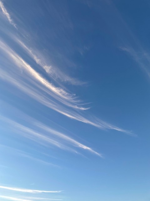 blue sky and white clouds