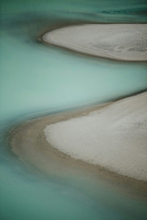 a body of water that is next to a beach