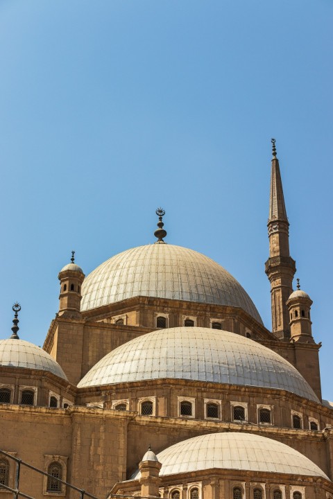 white and brown dome building