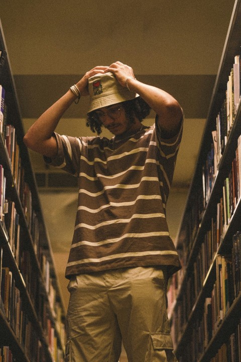 a person wearing a hard hat