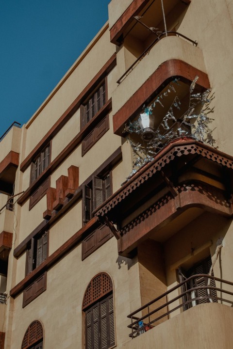 a building with a clock on the side of it