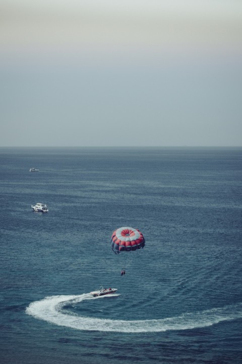 red and white polka dot umbrella on sea during daytime 0oL9dtbw