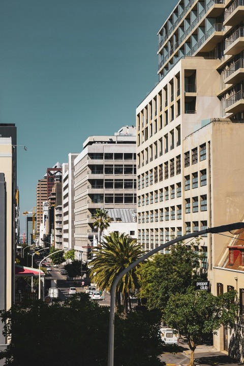 a street with buildings on either side