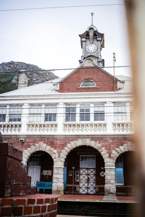 a building with a clock tower on top of it