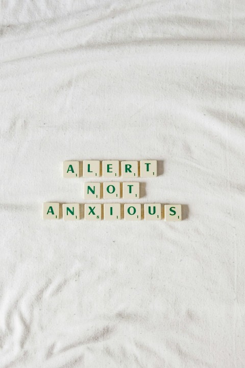 text on white textile