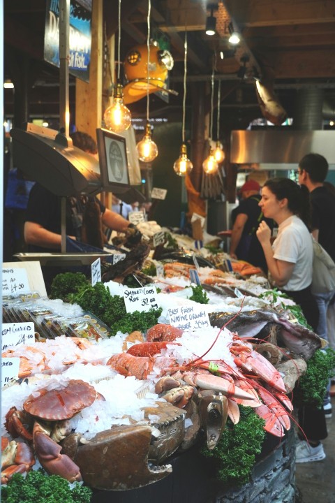 a bunch of food that is on a table