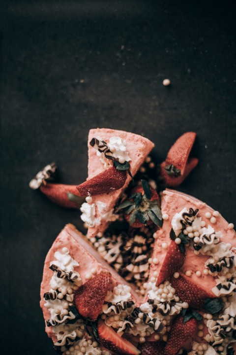 red and white floral ceramic plate